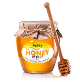 Labeling-Food-Ambient-Honey-jar