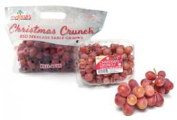 Christmas Crunch grapes